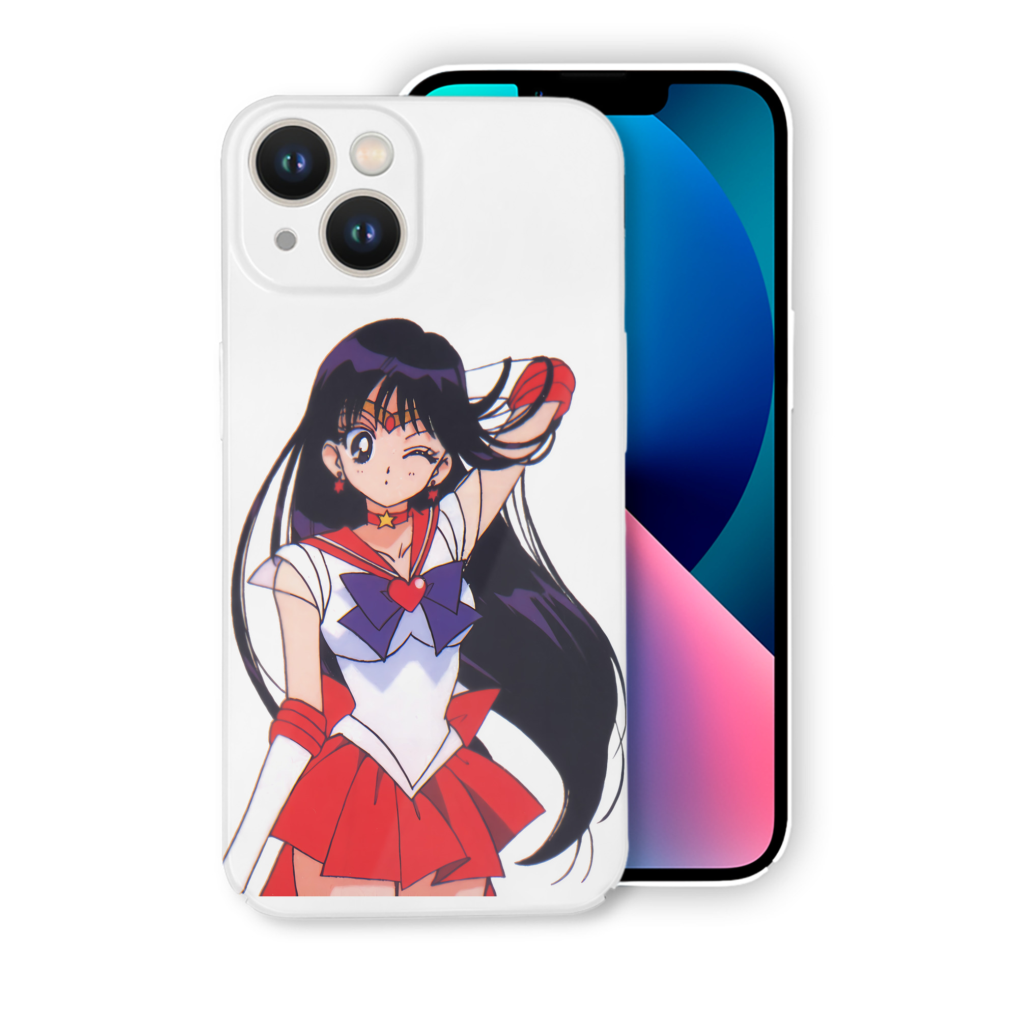 （画像用） 美少女戦士セーラームーン 火野レイ ひの レイ Sailor Moon Hino Rei （セーラーマーズ,Sailor Mars） 【iPhone 14シリーズ対応】ハードケース